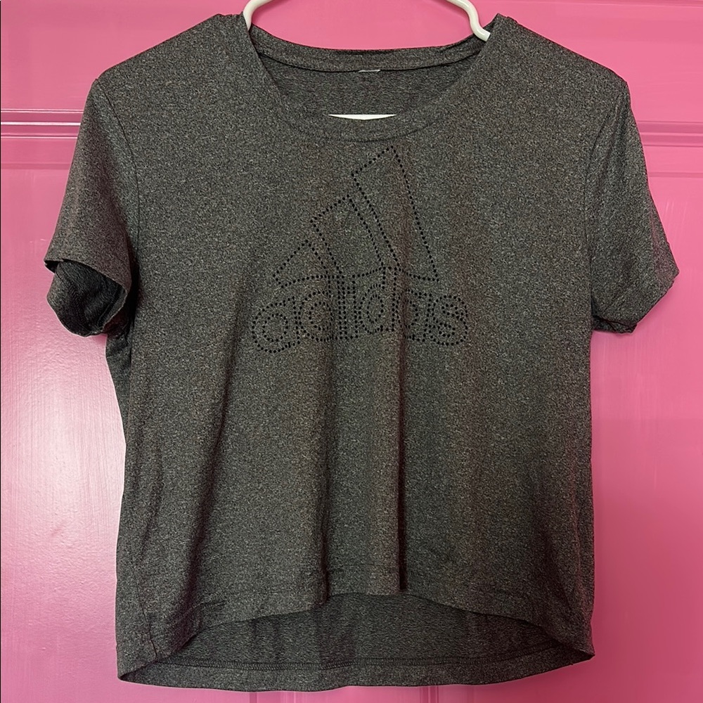 Adidas Gray Crop Top